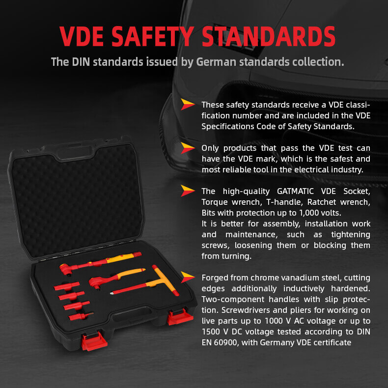 insulated tools with VDE certification