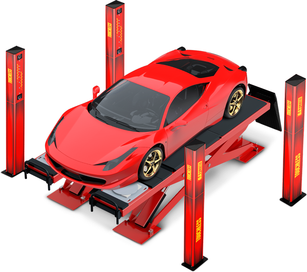 GA-800A Touchless Wheel Alignment System