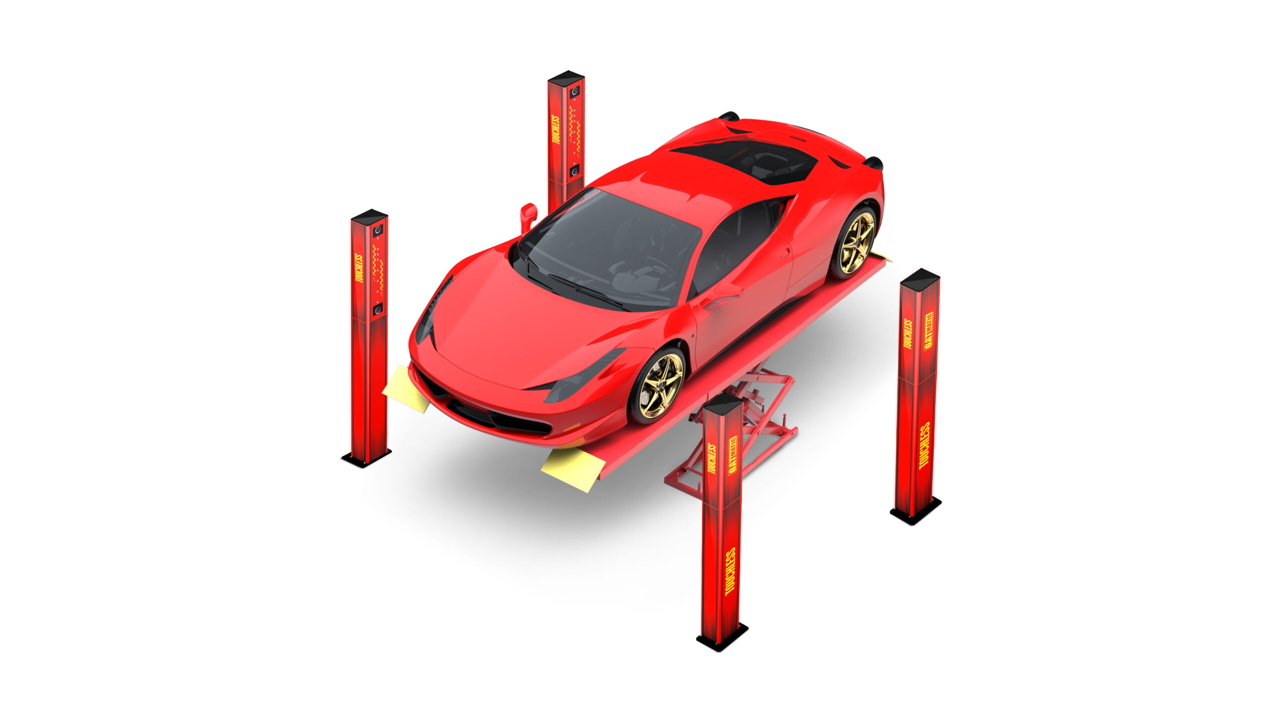 GATmatic touchless wheel alignment system