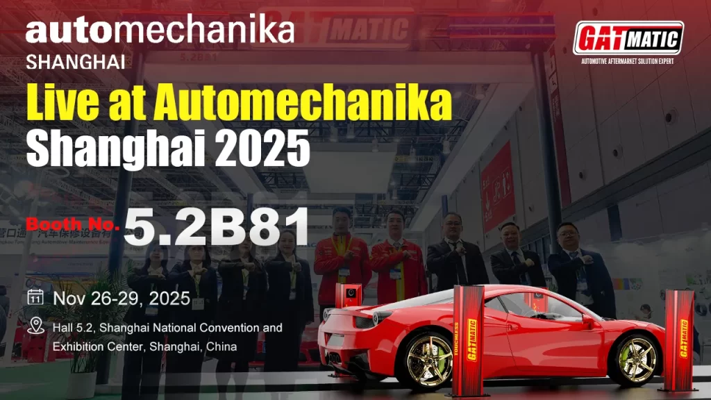 GATmatic showcasing new equipment at Automechanika Shanghai 2025.
