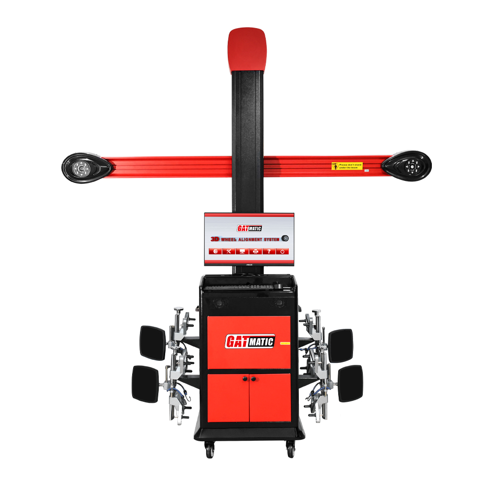 3D wheel alignment system used in professional automotive workshops